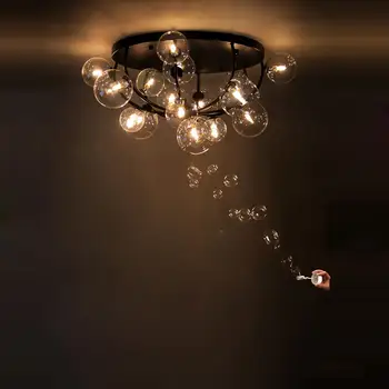 G9 led Postmoderných Sklo Bubliny Dizajnér LED Lampou.LED Svetlo.Stropné Svetlá.LED Stropné svietidlo.Stropné Svietidlo Pre Foyer Spálne