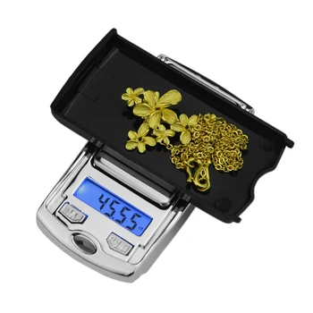 100 g/0.01 g Mini Prenosné Šperky, Elektronické Stupnice s Vysokou Presnosťou Auto Krúžok Keychain Liečivé Materiál Rozsahu