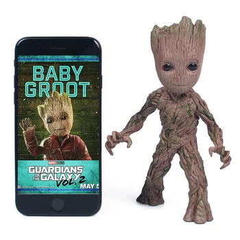 Marvel Avengers Strážcovia Groot 15 cm Baby Strom Muž Akcie Obrázok Model Bábiky Hračky Kolekcia pre Deti, Dospelých Vianočný Darček