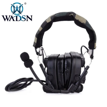 WADSN Airsoft Slúchadlá Comtac IV In-Ear Šumu Letectva Taktické Headset Vojenské Zapojte sa Zmestili Všetky PTT Walkie Talkie Z038