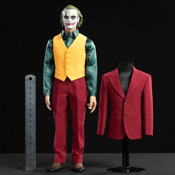 1:6 hračka stredisko CEN-M13 Joker vyhovovali nastaviť 1/6 Komik 1/6 Joker Klaun Joaquin Klaun Exkluzívne Červenej Farby Oblečenie, Príslušenstvo