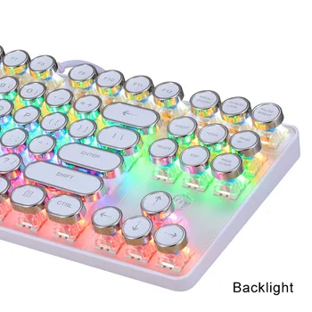 Káblové Mechanical Gaming Keyboard 104 Tlačidlá Prepínače pre Hráčov s 9 svetelný Efekt VH99