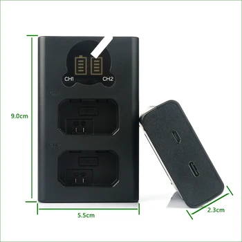 7.2 V 1200mAh BP-51 BP51 Batérie + Duálny USB Nabíjačka pre SIGMA dp0 dp1 dp2 dp3 Quattro Pre Sigma fp