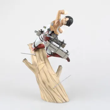 Útok Na Titan Anime Obrázok Artfx J Levi Ackermana Akcie Obrázok Package Ver. PVC Akcie Obrázok Hračky Model Kolekcie Bábika Darček