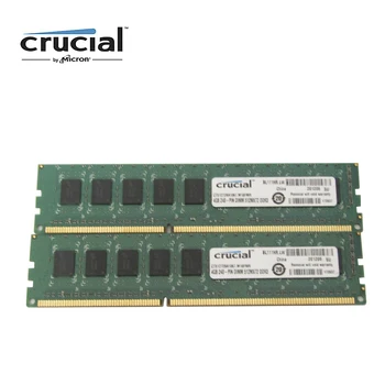 Rozhodujúce 4G DDR3 1066MHZ PC3-8500 CL7 240pin 1,5 V DIMM Ploche Pamäť RAM