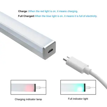 2 ks Skriňa Svetlá Svetlé Snímač Pohybu Skriňa Lampa Energeticky Úsporné USB Nabíjateľné Šatník Svetlo Trvalé Domov Osvetlenie 2020