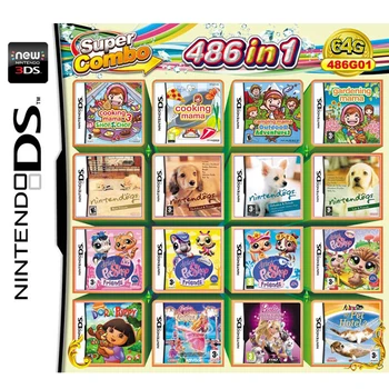 NOVÉ 3DS DNS 500 in1/208 in1/488 v 1/482 v 1/468 v 1 Hra Karty Pre Nintend Video Hry, Karty Kazeta