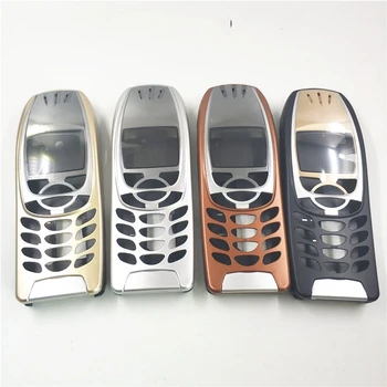 Nové Pre Nokia 6310 Kryt Prípade Bývania 6310i Batérie Dvere Stredný Rám, Predný Panel Vymeňte Časť Č Telefón Klávesnica Klávesnica