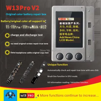 Nové W13 Pro V2, 11Pro, max XR XSMax Pravda, Tón, Svetelný Senzor, Oprava Čip Programátor Vibrátor Batérie Jasné Nástroj Pre iPhone Opravy