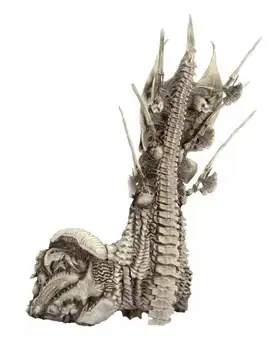 NECA Film Predator VS Alien Vedy Monster Lebky Sedadlo Trónu Starší Predator Hračky Akčný Model obrázok
