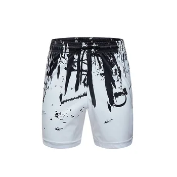 Pánske letné kraťasy digitálna tlač bežné šortky fitness šortky módne rýchle sušenie športové šortky mužov pánske plážové šortky