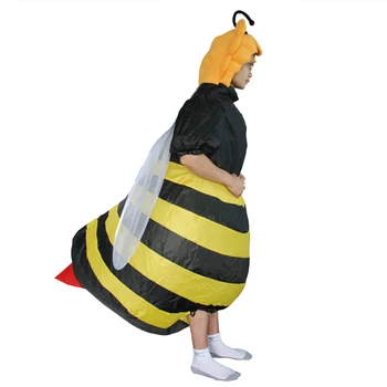 Dospelých Honey Bee Nafukovacie Halloween Kostýmy Cosplay Maskot Úlohu Hrať Disfraz Karneval Party Šaty Festival Narodeninám