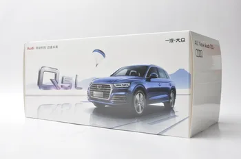 1:18 Diecast Model pre Audi Q5L O5 2018 Čierna SUV Zliatiny autíčka Miniatúrne Kolekcia Dary