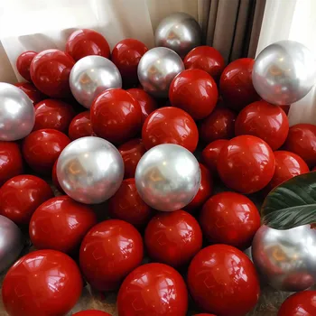 Vianočné dekorácie svetla luxusné dvojlôžkové súbor gule 2.2 g granátové jablko červená balón balón drahokam balón 50 ks/bal.
