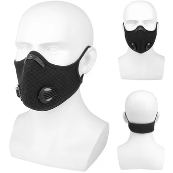X-Tiger Priedušné Cyklistické Maska Lete MTB Bike Opakovane Masky S 5-Vrstvy, Filtre Proti Znečisteniu Športové Umývateľný Textílie Maska