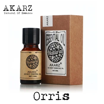 Orris esenciálny olej AKARZ značky prírodných Oiliness Kozmetika Sviečka Mydlo Vône, Takže DIY odorant suroviny Orris olej