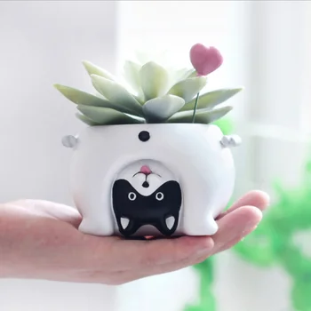 1pc Hore nohami Zvierat Živice Sadenie pre Succulents Kawaii Roztomilý Mini Kvetináče pre Desktop Bonsai Domov Záhradné Dekorácie