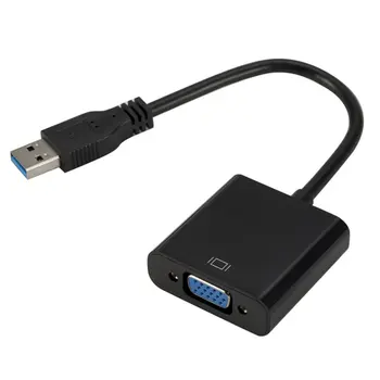USB-VGA USB 2.0/3.0 Externý VGA grafická Karta Multi Displej Converter pre Desktop, Notebook, PC, Monitor, Projektor