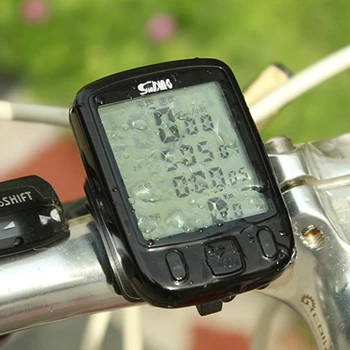 2016 Multifunkčné Nepremokavé Teplota Káblové Stopky LCD Cyklistické Doplnky, Velocimetro Bicykli Rýchlomer Bike Počítača