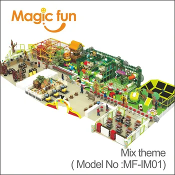 MAGIC ZÁBAVA Obchodné Zábavný park vybavenie deti, krytý softplay ihrisko