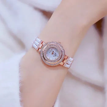 Montre femme 2019 Luxusné Ženy Hodinky Top Značky Pearl Náramok Quartz Hodinky Dámske Náramkové hodinky Relogios Femininos prúd