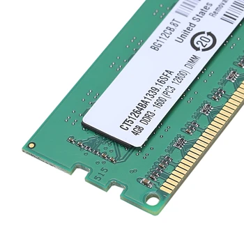 DDR3 4GB Pamäte Ram, PC3-12800 1,5 V 1600Mhz 240 Pin Ploche Pamäť Unbuffered DIMM a Non-ECC pre počítač AMD Doska
