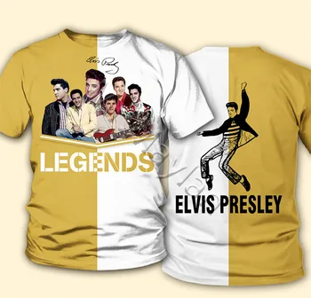 Kráľ Elvis Presley 3D Printed Tee tričko Muži/ženy Rock Streetwear Tričko Muž Modis Oblečenie poleras hombre Hiphop Topy SS-1