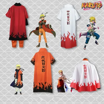 Anime Naruto Cosplay Kostýmy Yondaime Hokage Namikaze Minato Kombinézach Plášť Hatake Kakashi 6. Yondaime Kabát Výkopu Nový Oblek
