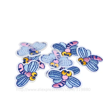 TIANXINYUE 20pcs/veľa Dragonfly patch žehlička na textílie patch Motív šiť na žehličky na taška DIY handričkou príslušenstvo