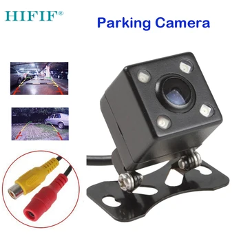 2019 nové Teplé Nepremokavé Univerzálna CCD parkovacia kamera 4LED Nočné Videnie Cúvaní Auto Kamera HD Auto Zadná Parkovacia Kamera