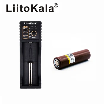 LiitoKala HG2 nový, originálny 18650 lítiová batéria 3.7 V 3000 mAh Nabíjateľné batérie 30A+Lii-100B 18650 nabíjačky