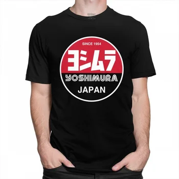 Japonský Yoshimura T Shirt Mužov Bavlna Tuning Race Auto Tee Topy Krátky Rukáv Urban Fashion T-shirt Darček Oblečenie Darček