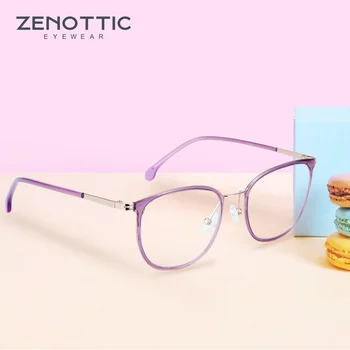 ZENOTTIC Predpis Okuliare Ženy Námestie Optické Krátkozrakosť, Ďalekozrakosť Stupeň Okuliare Transparentné Predpis Okuliare
