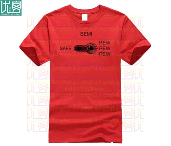 2020 Letné Hot Predaj Muži t-shirt Bezpečnostný Spínač Voliča Pew Pew T Shirt Puška Ar15 Ak47 M4 Magpul Milspec