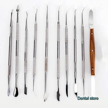 Zubné laboratórium nástroje, rezbárstvo vosk, vosk-up nástroje, vosk nôž set, nožom na vosk