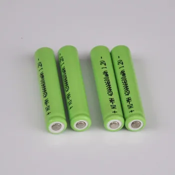 UNITEK 10PCS 1.2 V AAAA nabíjateľná batéria 600mah 4A ni-mh nimh bunky pre LED Laserové ukazovátko pero baterka