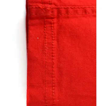 Maloobchod Khaki Červené Nohavice Pre 1-4Years Detské Nohavice, Baby, Deti, Chlapci Dievča Retro Oblečenie Khaki Červená Bežné Nohavice Rovné Nohavice
