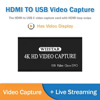 4K 30Hz HDMI USB 3.0 Zachytávanie Videa Kompatibilné 1080P Live Streaming Video Hry Grabber Pre Windows Na OS X Operačný Systém