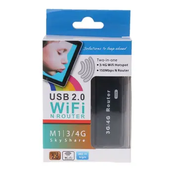 Mini Prenosné 3G WiFi prístupového bodu siete Wlan AP Klient 150Mbps USB Bezdrôtový Smerovač nové Drop shipping