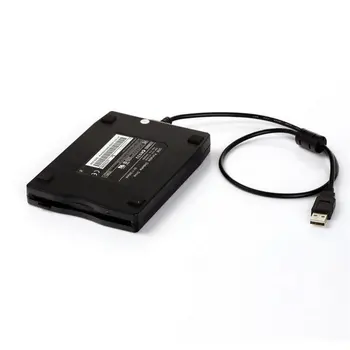 FDD Black USB Prenosné Externé Rozhranie Disketu FDD Externý USB Disketovej Mechaniky pre Notebook 3,5 Palcový 1.44 MB 12 mb / s