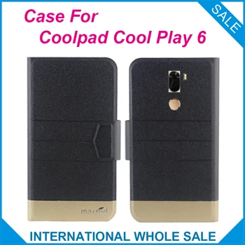 Najnovšie Horúce! Coolpad v Pohode Hrať 6 Prípade, 5 Farby Vysokej kvality Full Flip Módne Prispôsobiť Kožené Luxusné telefóny, Príslušenstvo