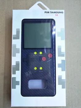 Tetris Mobilné Hry Hráč Telefón puzdro Pre Samsung Galaxy S8 TPU Ochranný Kryt Plášťa Prenosné detské Dar Herné Konzoly