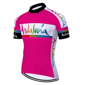 Španielsko, ANDALÚZIA krátky rukáv cyklistika dres mužov cyklistický dres lete priedušný rýchloschnúci tenue cycliste homme pro team 2020