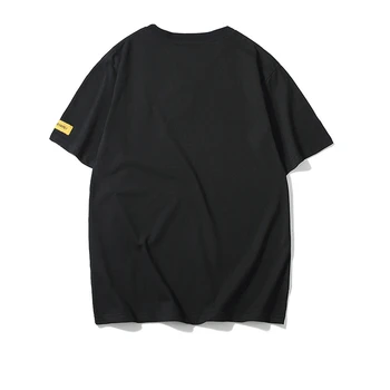 BOLUBAO Módnej Značky Muži T-Shirts Muž Bežné List tlač Bavlnené Tričká pánske Street Style, T Košele