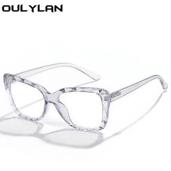 Oulylan Kosoštvorec Vlna Retro Okuliare, Rám Ženy Transparentné Optické Okuliare Rám Retro Počítač Okuliare pre Študentov