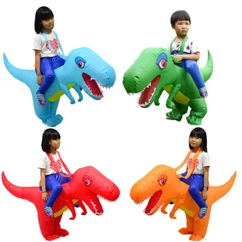 Jazda Kostým Nafukovacie Dinosaura T-Rex Maškarný Deti Deti Halloween Dragon Party Oblečenie Zvierat Tematické Cosplay Chlapcov