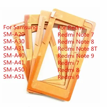 14pcs Lepidlo Plesne LCD Displej Sklo Formy Držiak pre Samsung A20 A30 A40 A50 A31 A41 A51 pre Redmi Poznámka 7 8 9 8T