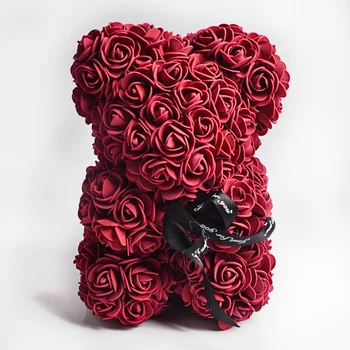 Rose medvedíka, Mydlo, Pena valentínske nesie 25 cm