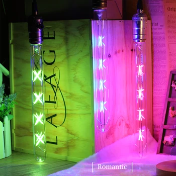 LED Rúrkové Rozprávky na Čítanie Žiarovky 220V Farebné Vintage Skla Žiarovky Dovolenku Nočné Svetlá pre Domáce Garland Spálňa Domova