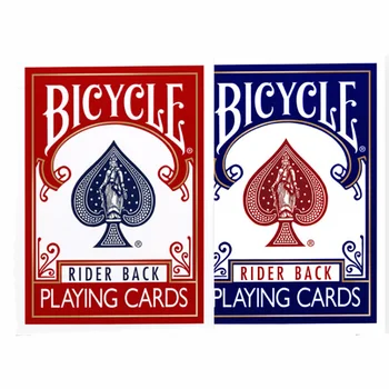 1 KS Modrá/Červená Originálny Poker Pravidelné Hranie Kariet Rider Späť štandardnými Balíčkami Kartová Hra Poker